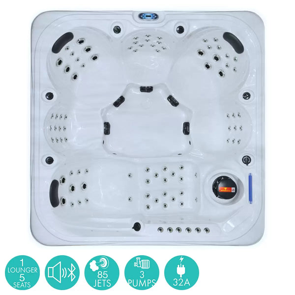 Blue Whale Spa Fisher Cove 6 Person 85 Jet Hot Tub