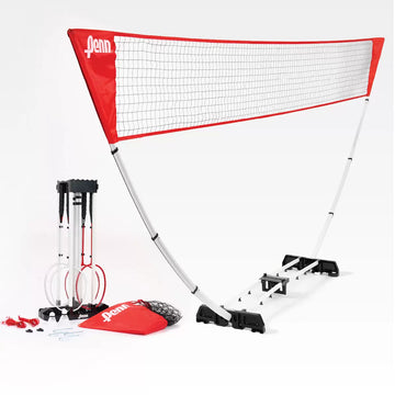 Penn Premium Easy Setup Badminton Set with 4 Rackets and 2 Shuttlecocks