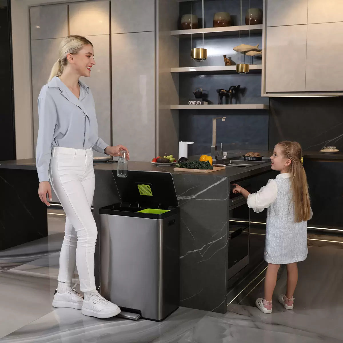 EKO Ecocasa II Recycling Bin 20L+20L