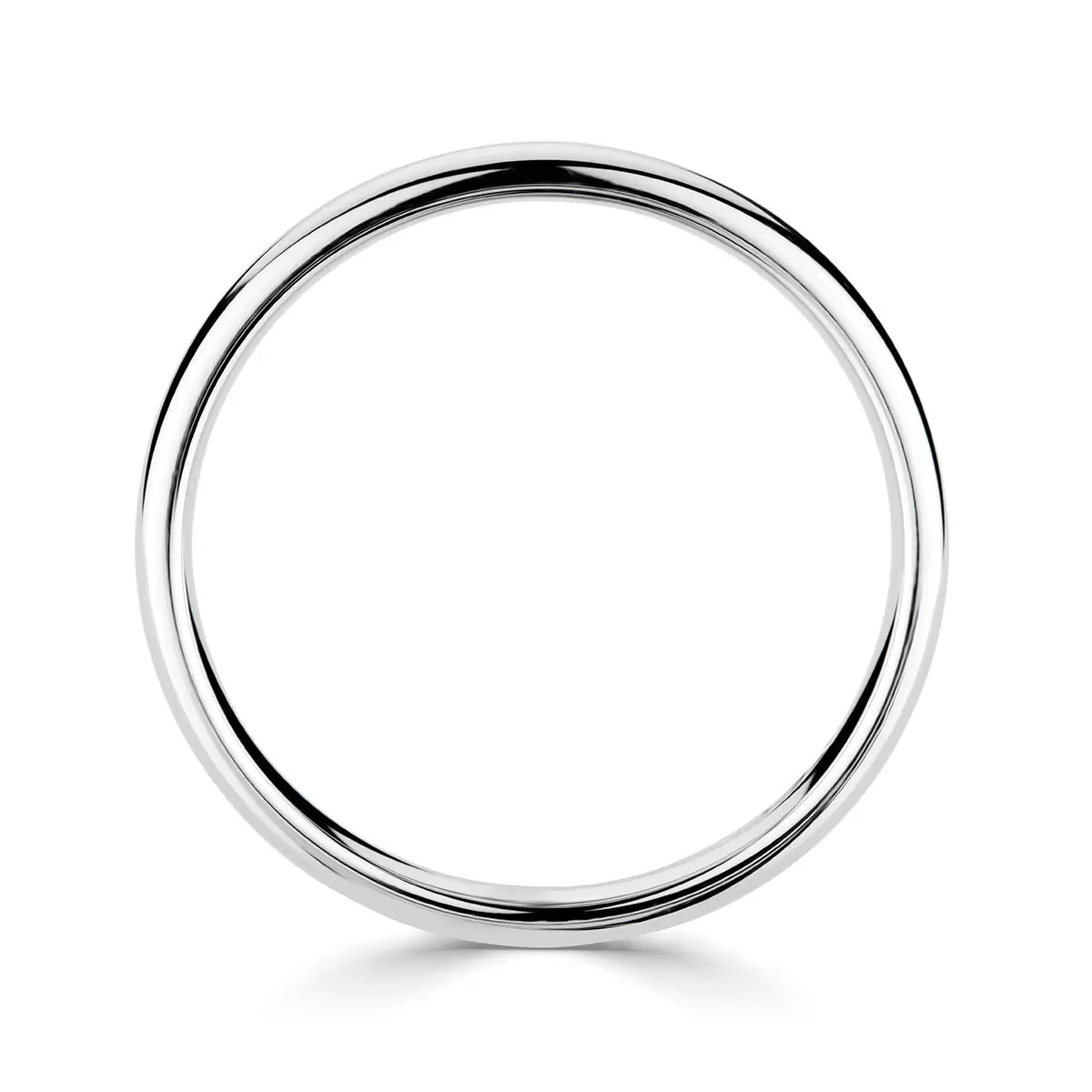 3.0mm Classic Court Wedding Ring, Platinum