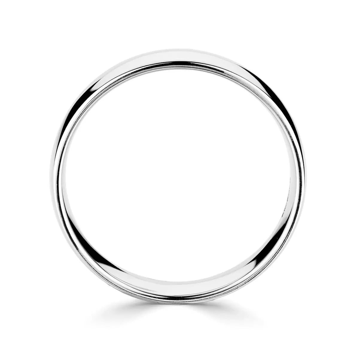 5.0mm Classic Court Wedding Ring, Platinum