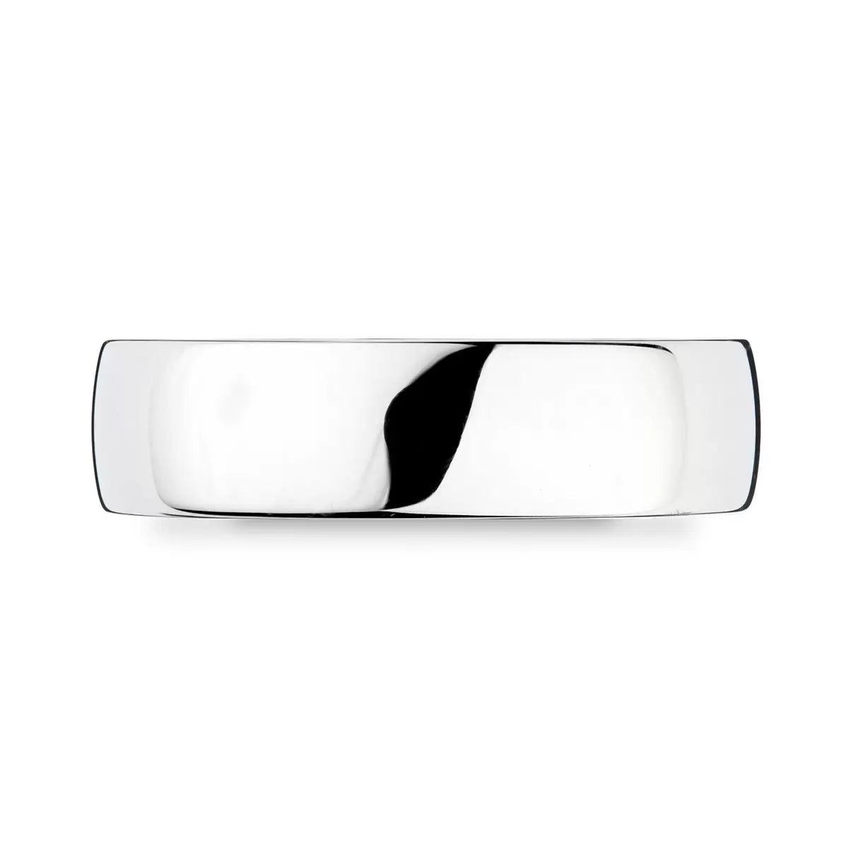 6.0mm Classic Court Wedding Ring, Platinum