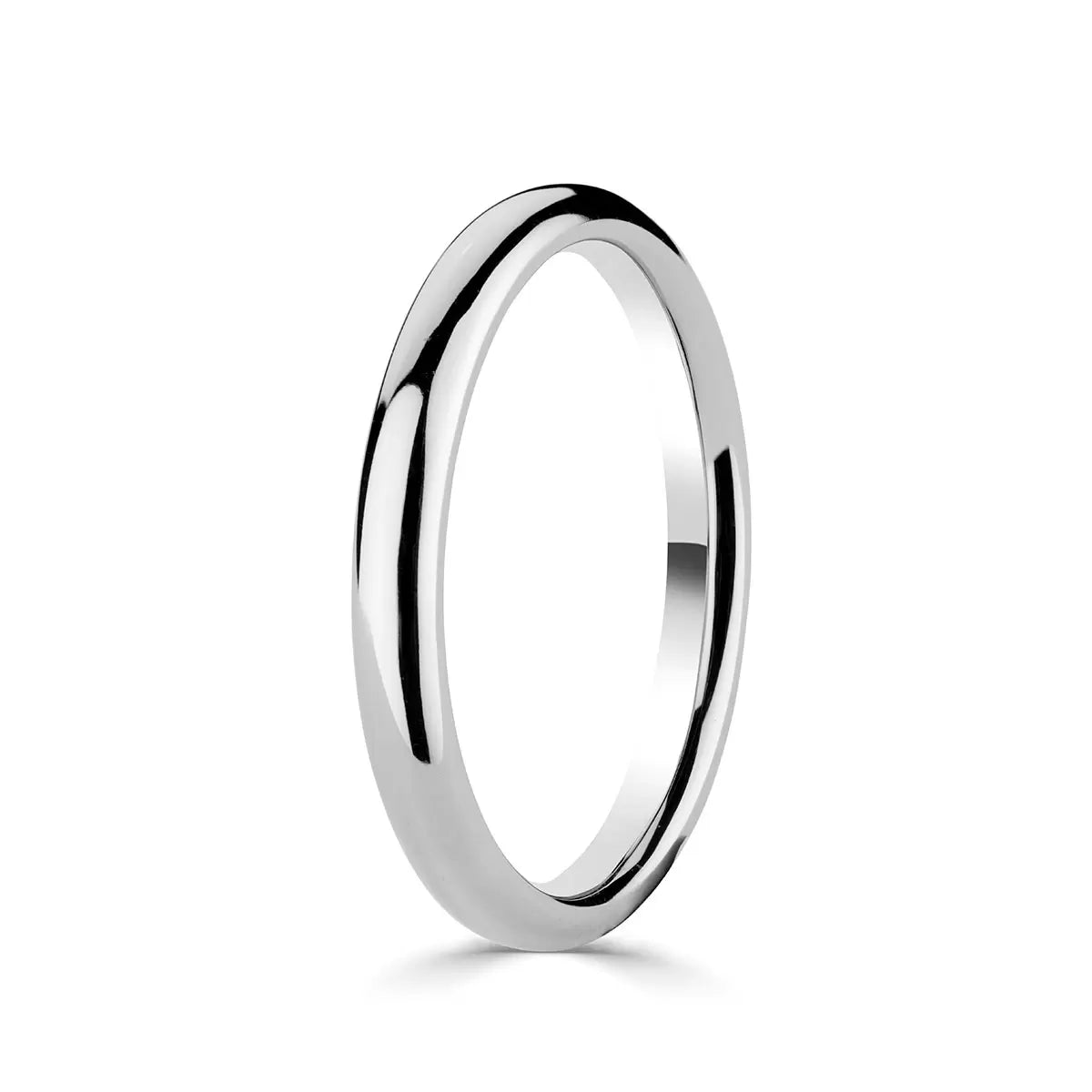 2.0mm Luxury Court Wedding Ring, Platinum