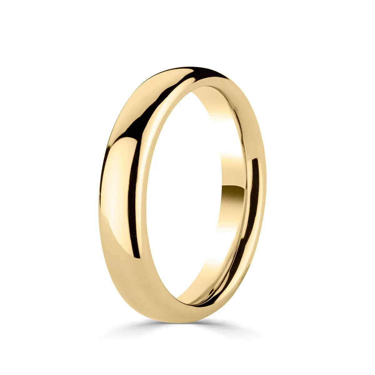 2.5mm Luxury Court Wedding Ring, 18ct Yellow Gold
