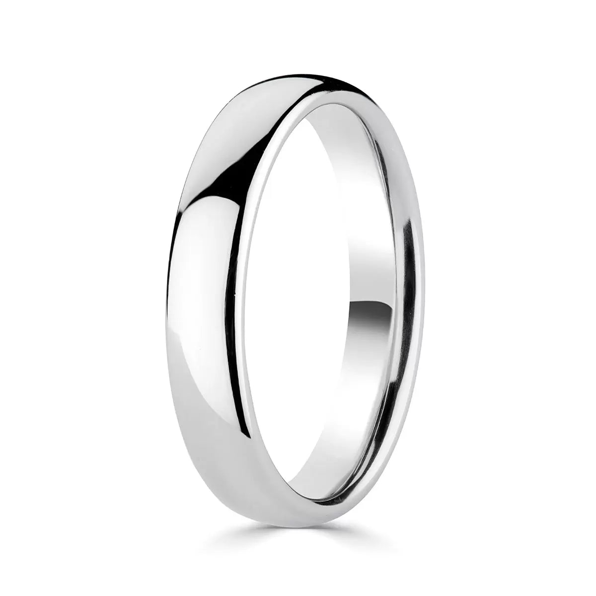 4.0mm Luxury Court Wedding Ring, Platinum