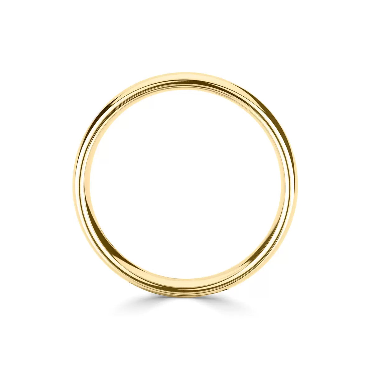 5.0mm Luxury Court Wedding Ring, 18ct Yellow Gold