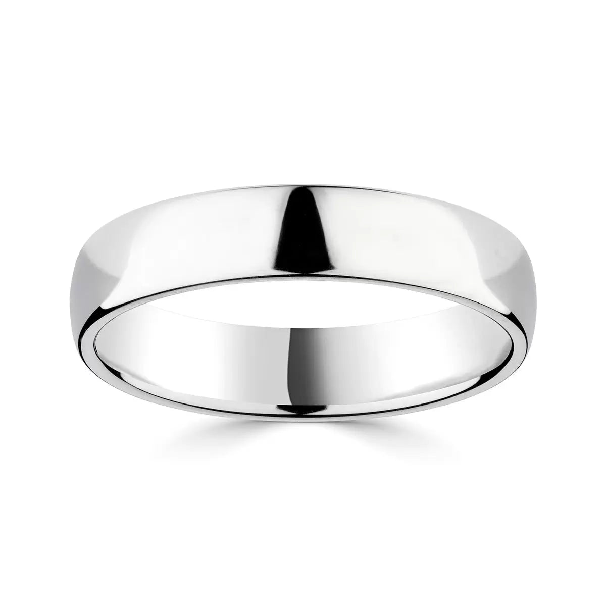 5.0mm Luxury Court Wedding Ring, Platinum