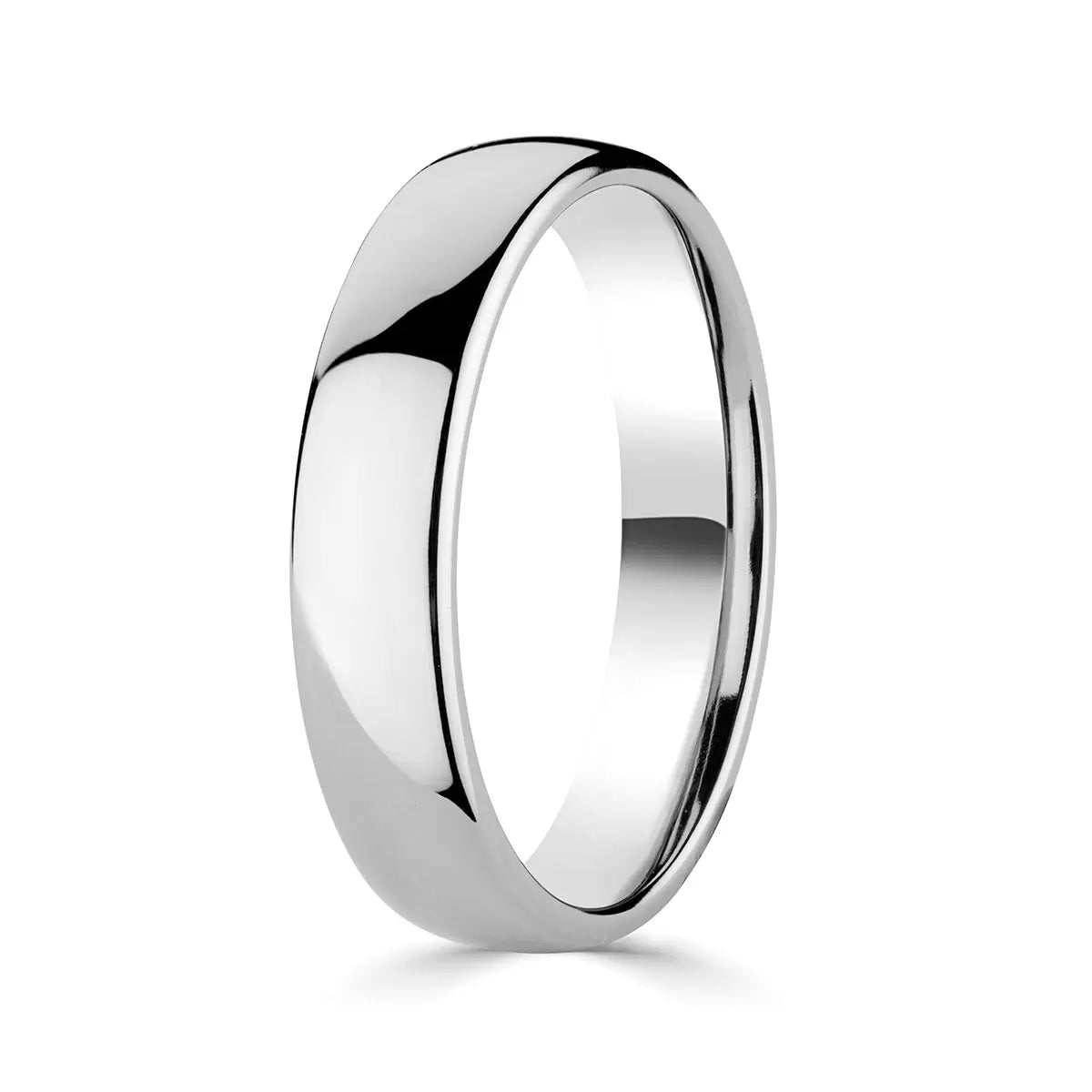 5.0mm Luxury Court Wedding Ring, Platinum