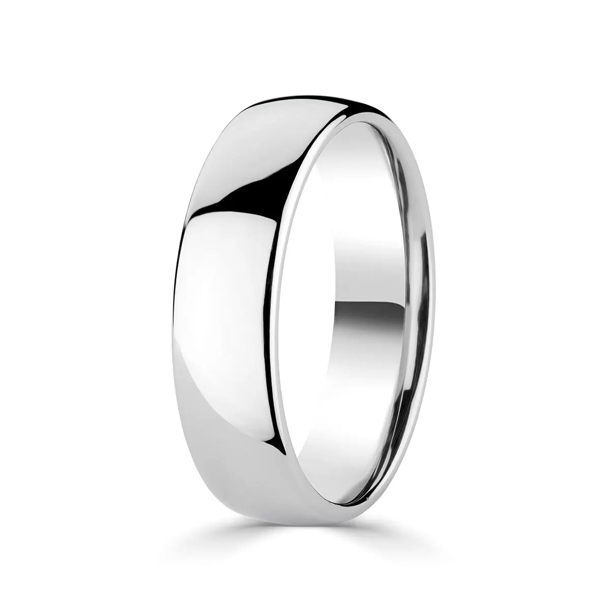 6.0mm Luxury Court Wedding Ring, Platinum