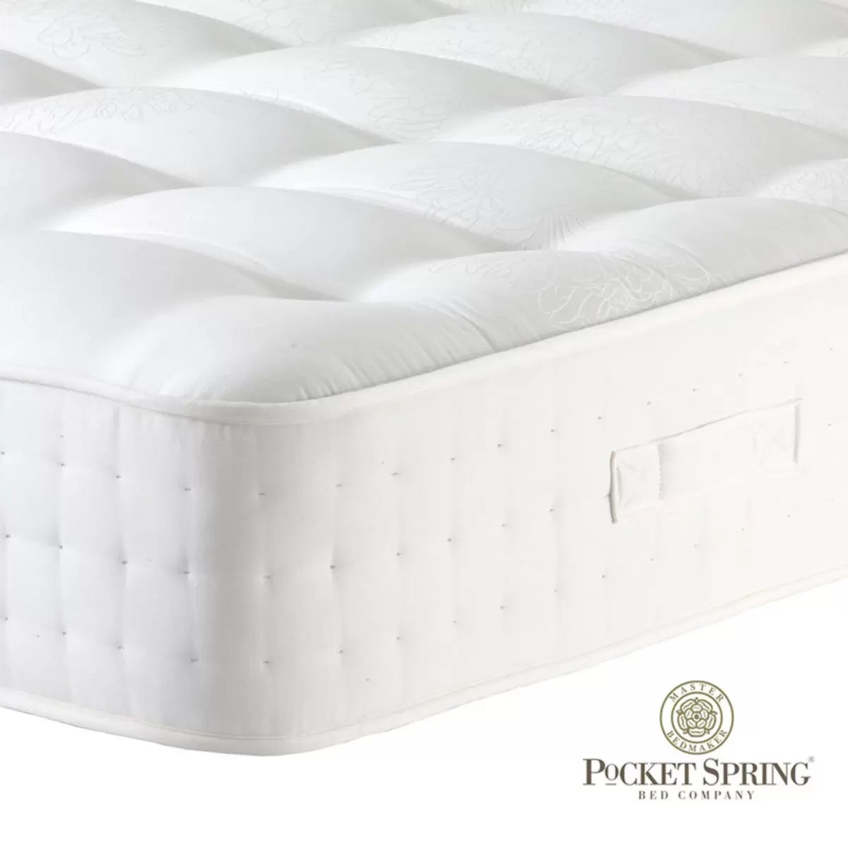 Pocket Spring Bed Company Pemberley Mattress & Light Grey Divan with 4 Drawers, Super King, view 2