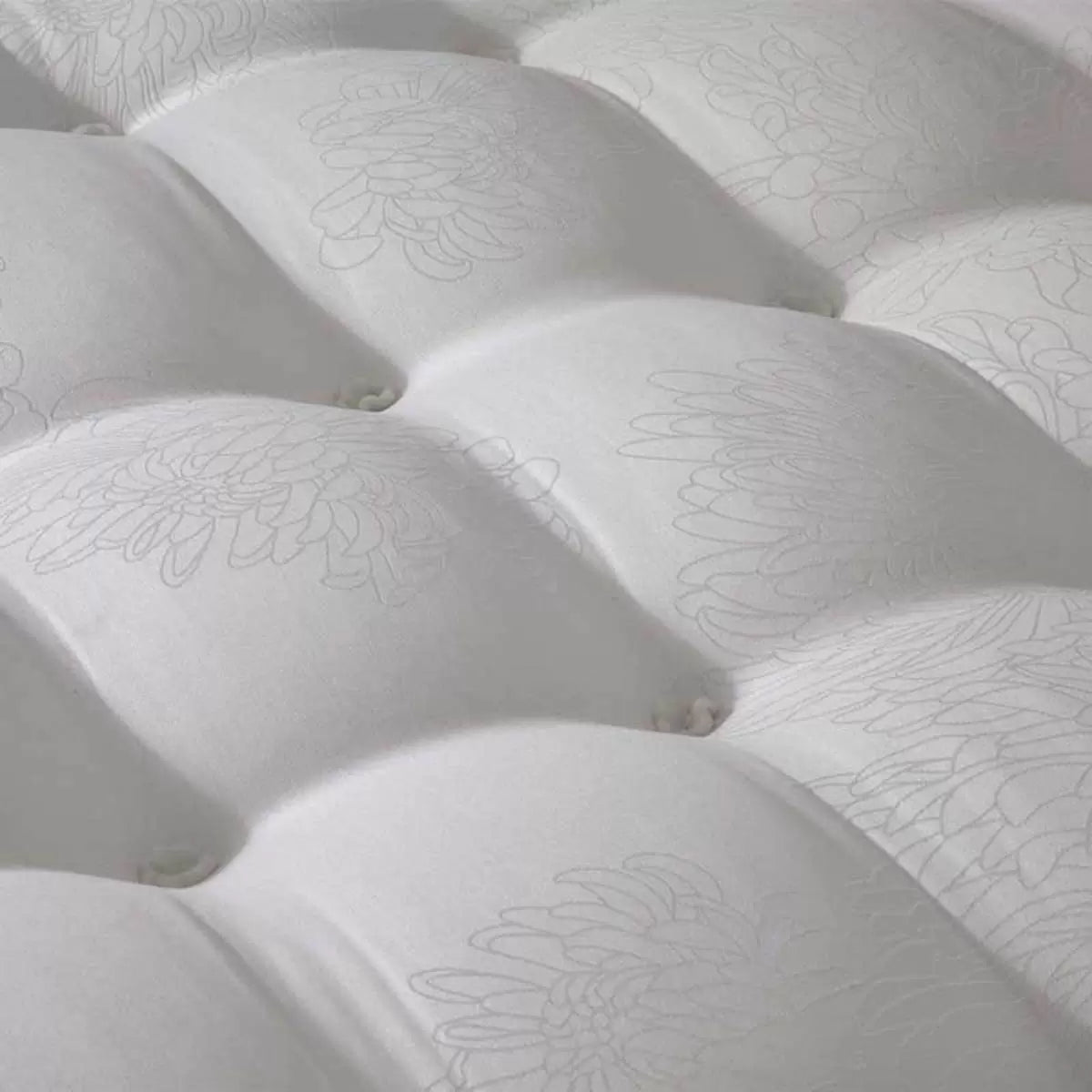 Pocket Spring Bed Company Pemberley Mattress & Grey Full Ottoman Divan in 3