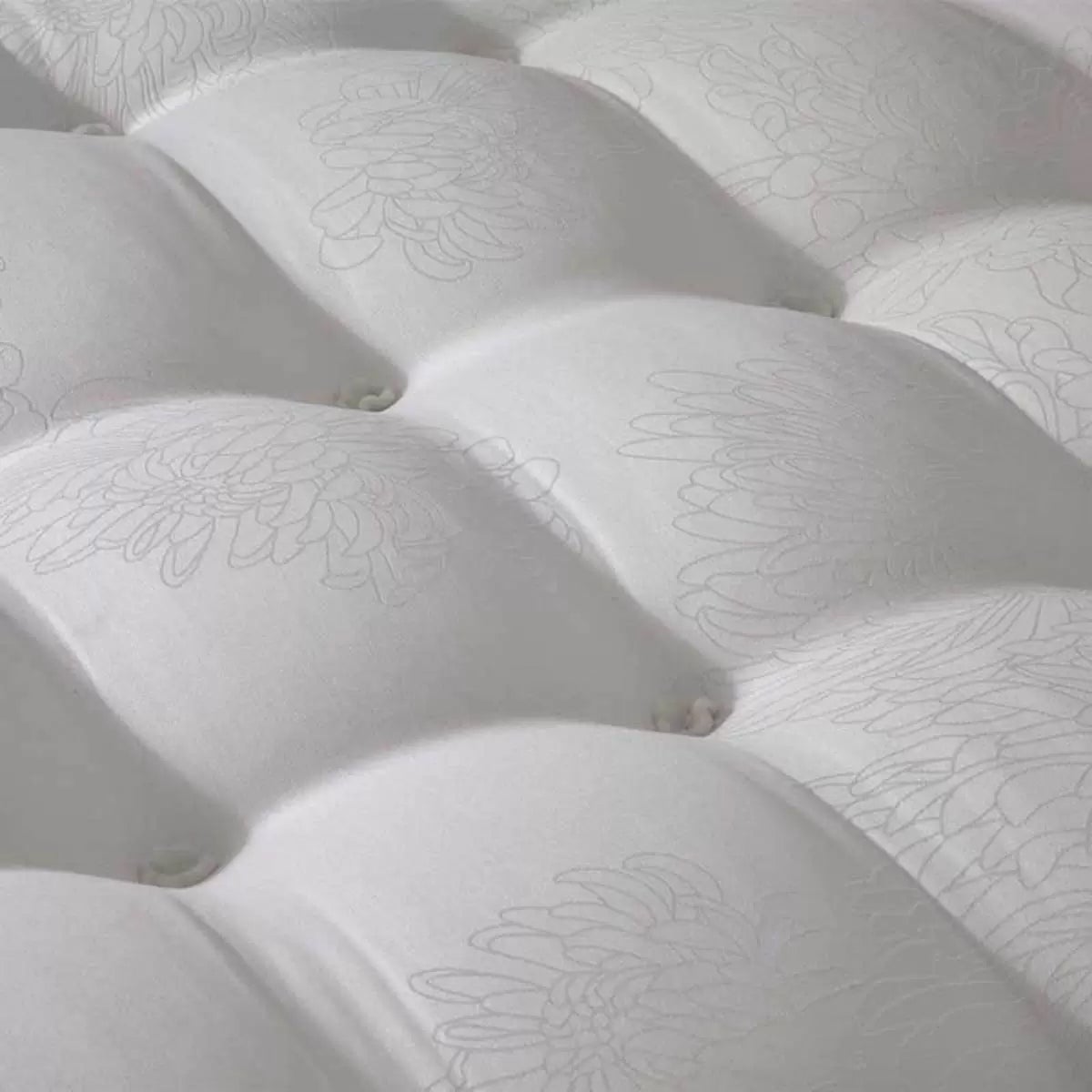Pocket Spring Bed Company Pemberley Mattress & Light Grey Full Ottoman Divan, Super King, view 4