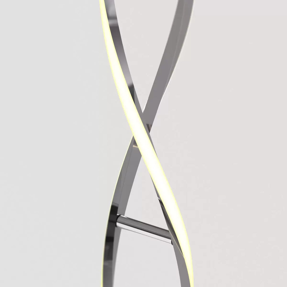 Artika Chrome Swirl LED Floor Lamp