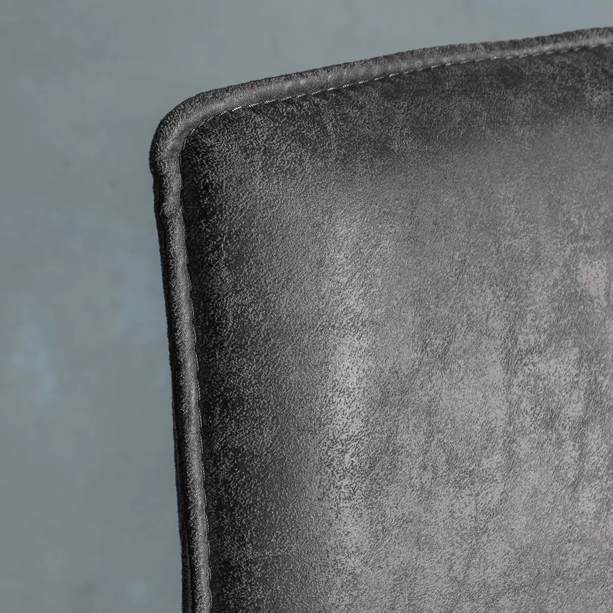Gallery Hinks Grey Faux Leather Dining Chair, 2 Pack