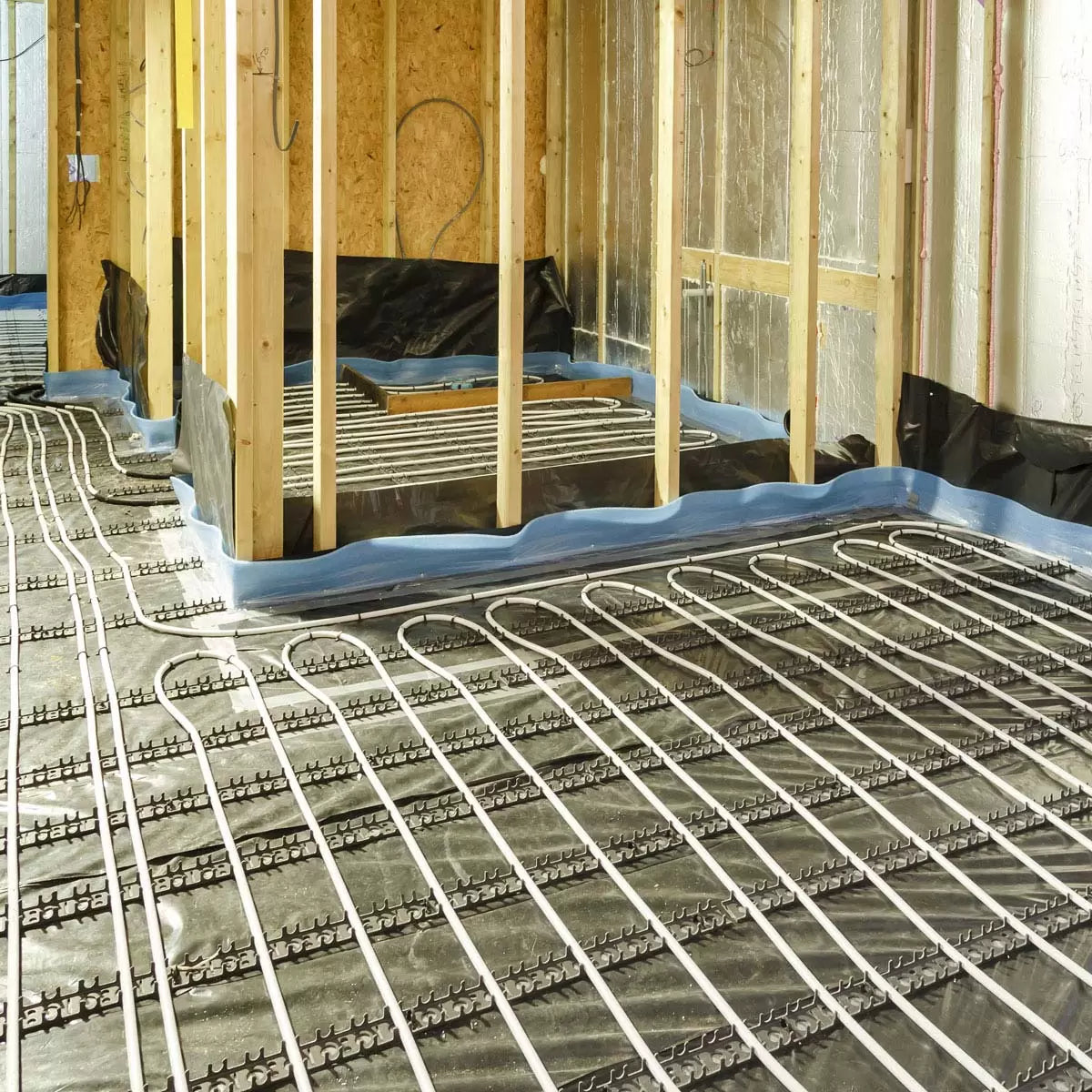 Varme Water Underfloor Heating System with Thermostat in 12 Size Options