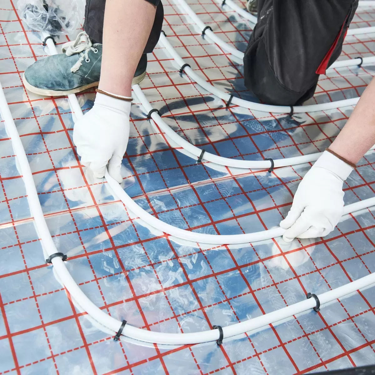 Varme Water Underfloor Heating System with Thermostat in 12 Size Options