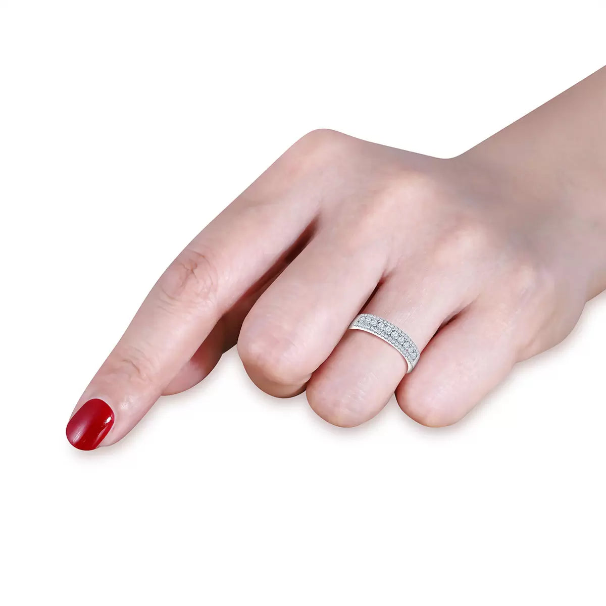 0.50ctw Round Brilliant Cut Diamond Ring, 14ct White Gold