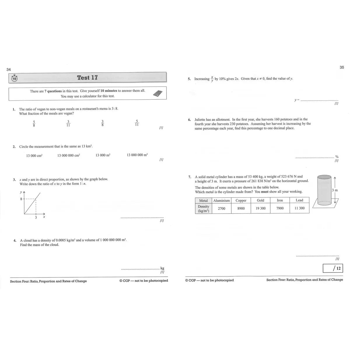 CGP GCSE Maths AQA Higher x3 Book Pack, view 5