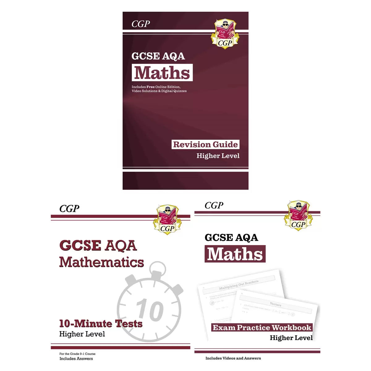 CGP GCSE x3 Books in 5 Options