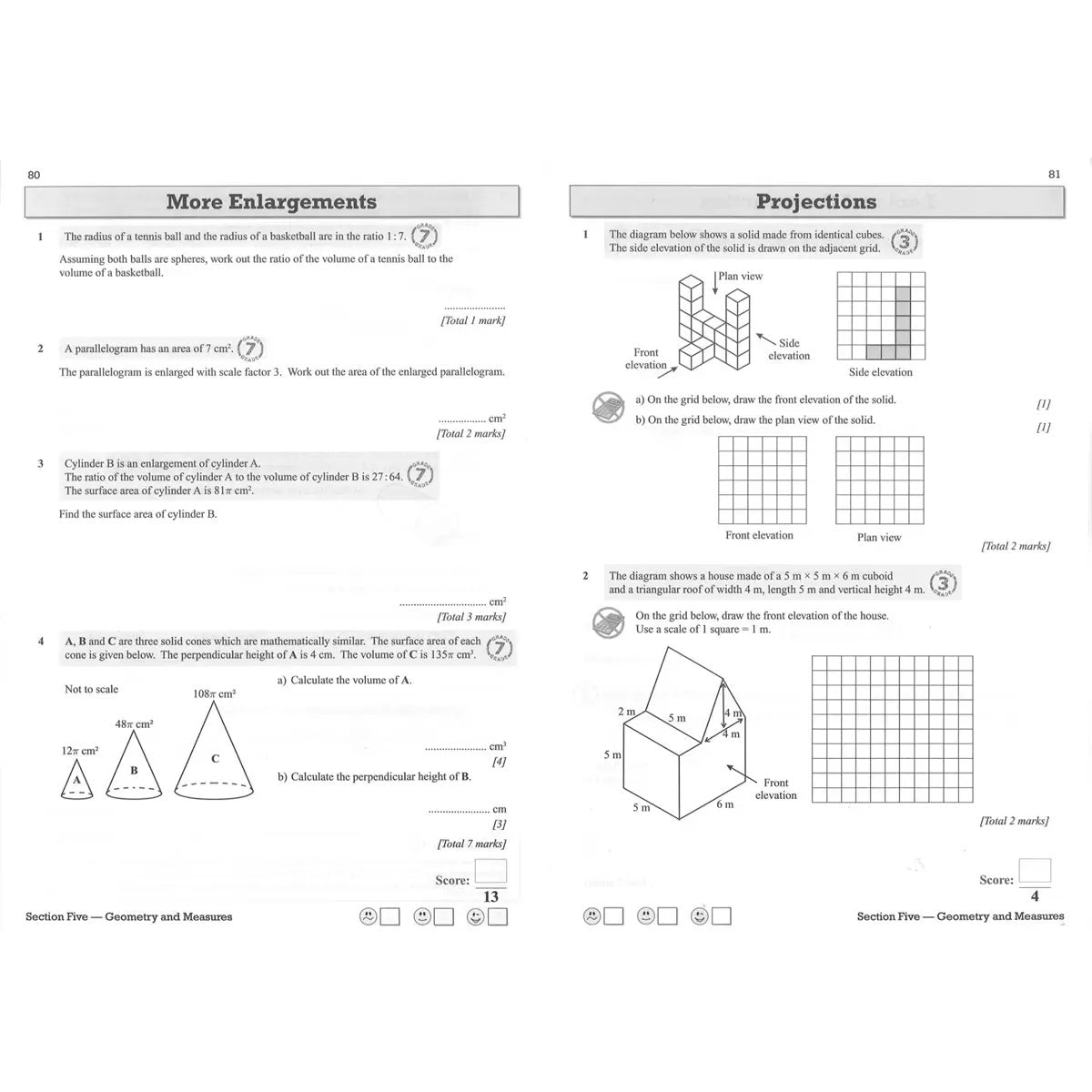 CGP GCSE Maths AQA Higher x3 Book Pack, view 6
