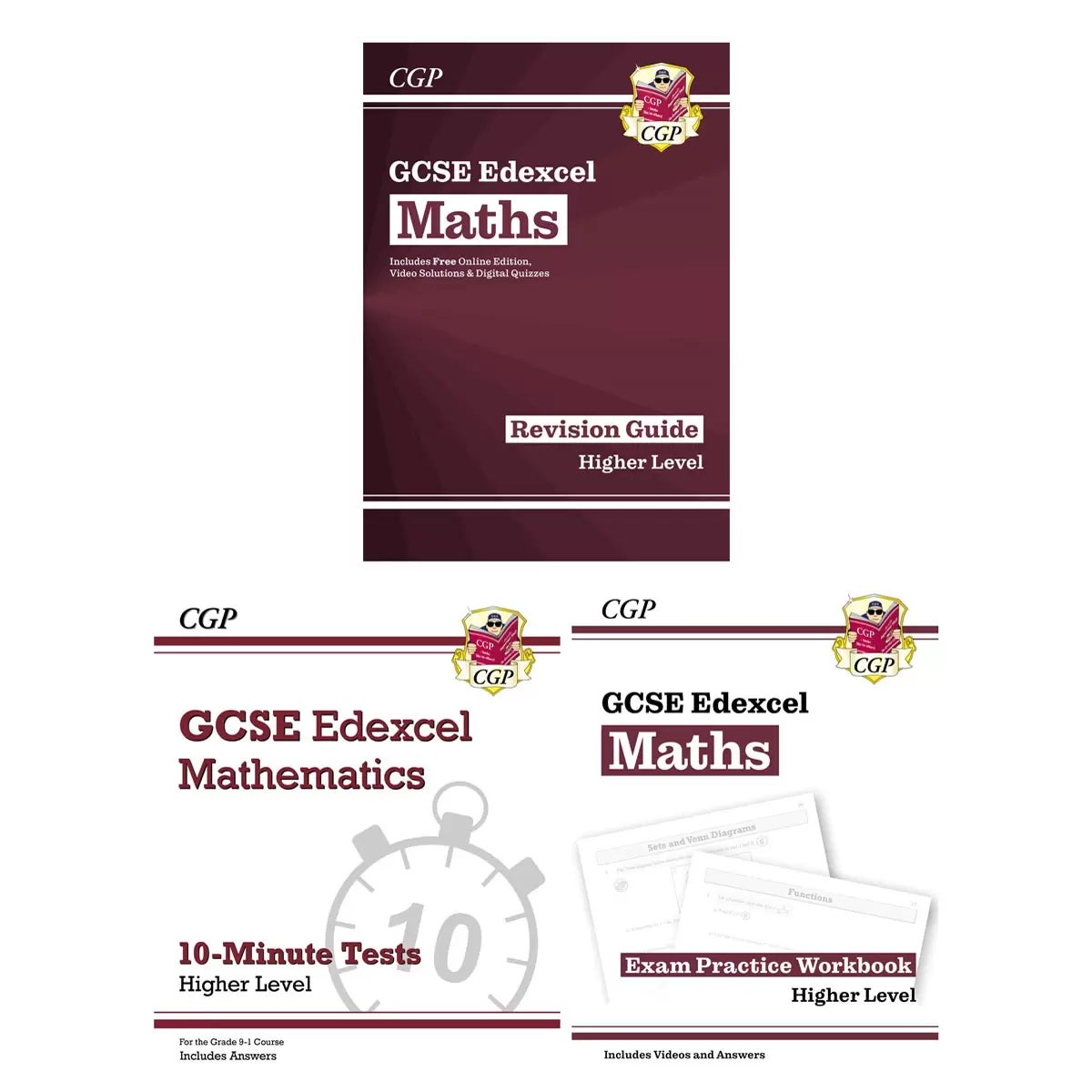 CGP GCSE Maths AQA Higher x3 Book Pack, view 19