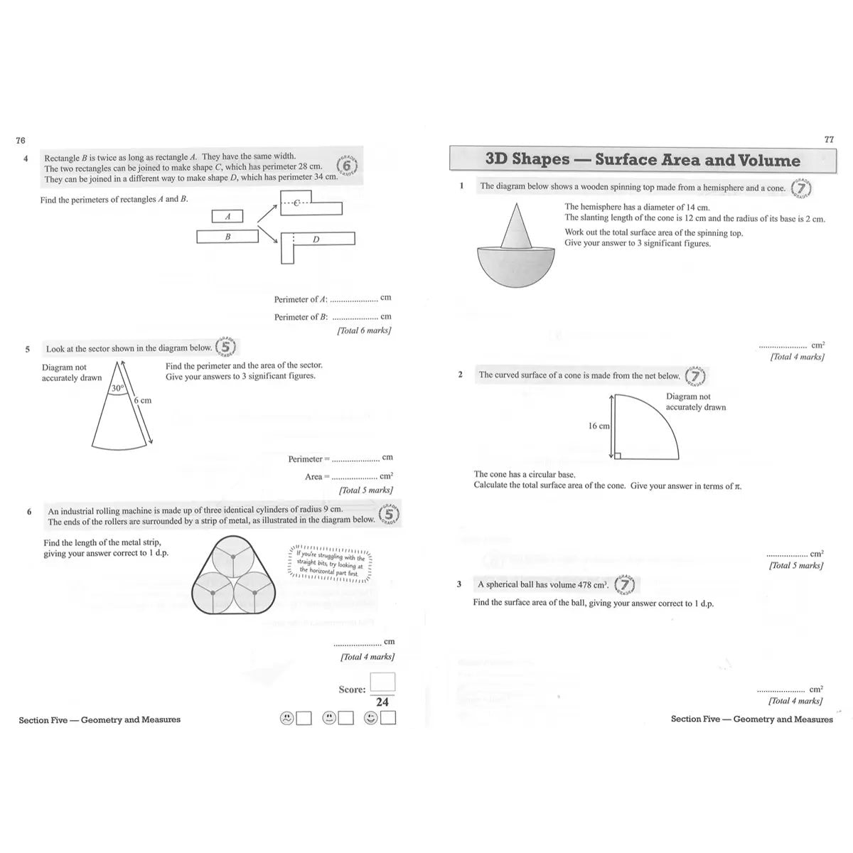 CGP GCSE Maths AQA Higher x3 Book Pack, view 24