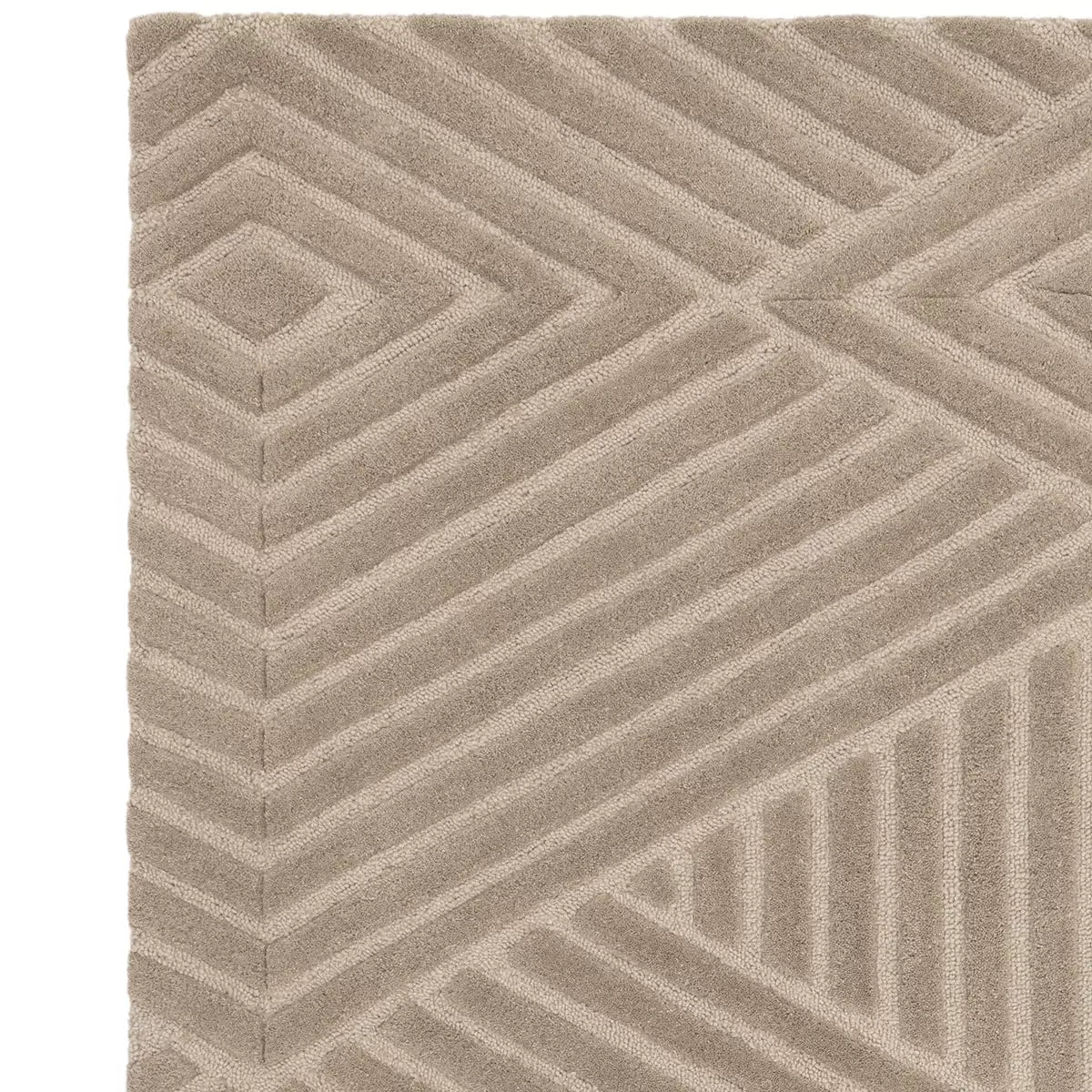 Hague Taupe Rug, in 3 Sizes