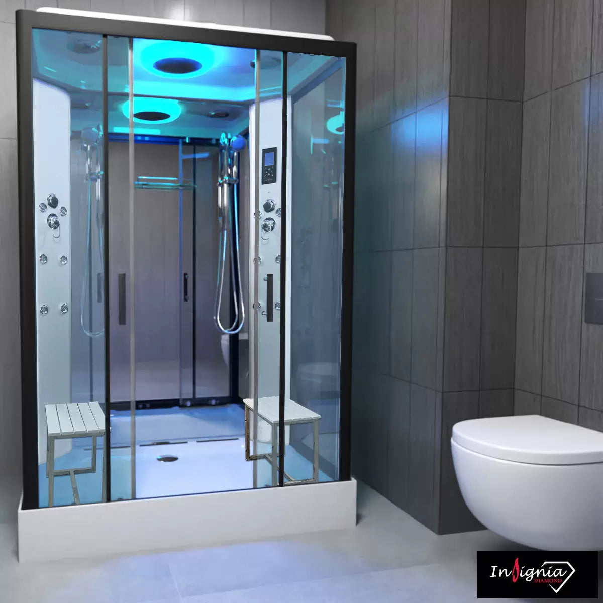 Insignia Diamond 1400 x 900 Steam Shower