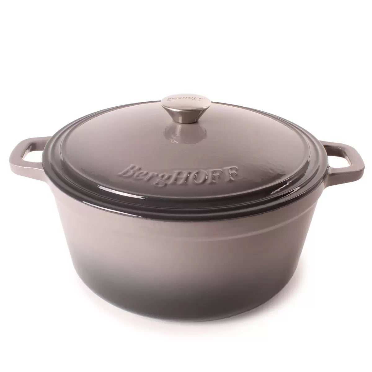 BergHOFF Neo Cast Iron Round Stockpot, 28cm / 6.7L, view 2