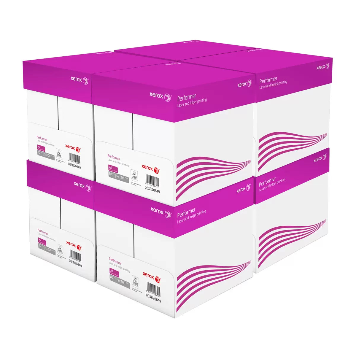 Xerox Performer A4 80gsm, 8 Boxes of White Paper - 20, 000 Sheets