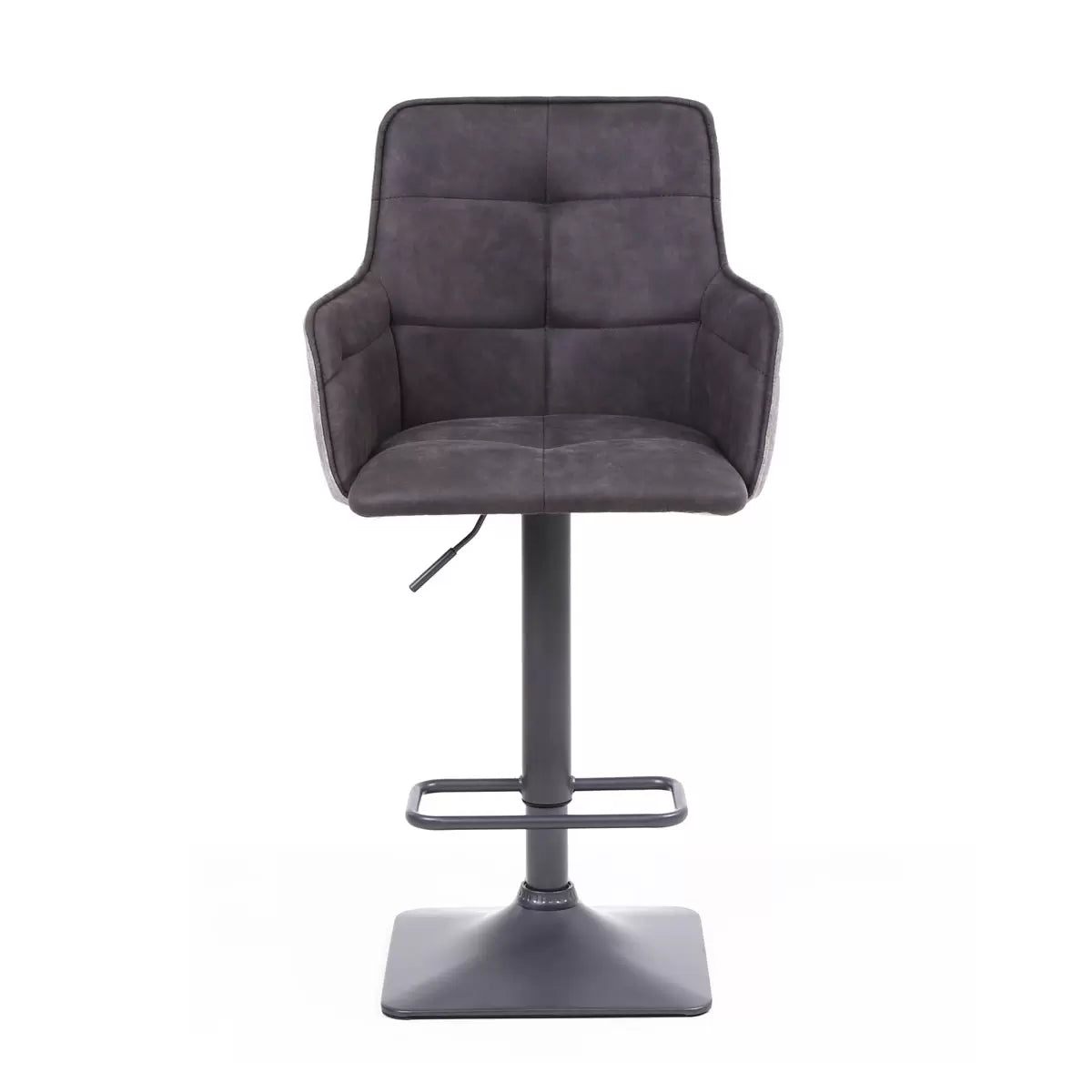 Orion Dark Grey Fabric Bar Stool, 2 Pack