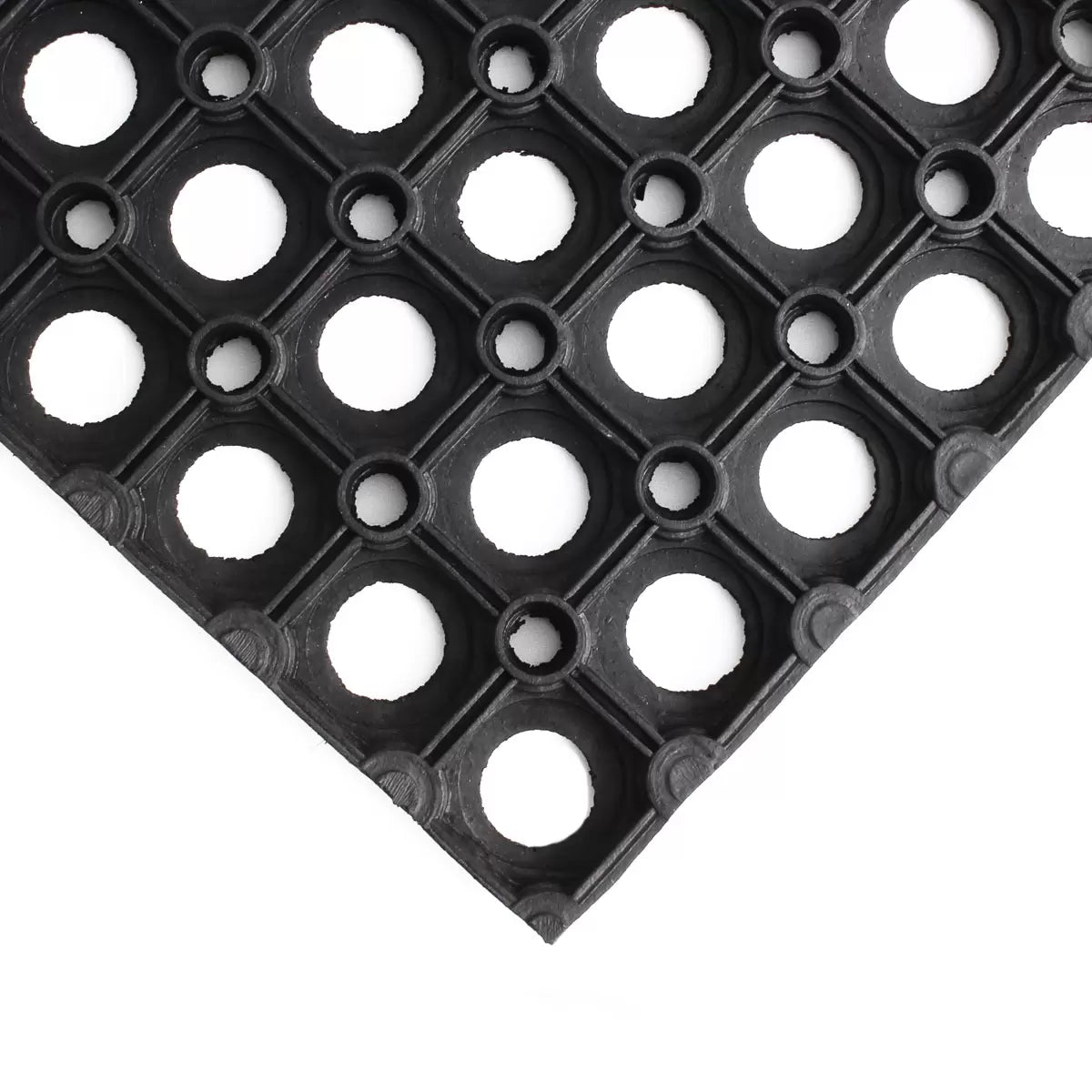 JVL Rondo Contract Rubber Floor Mat, 100 x 50 cm
