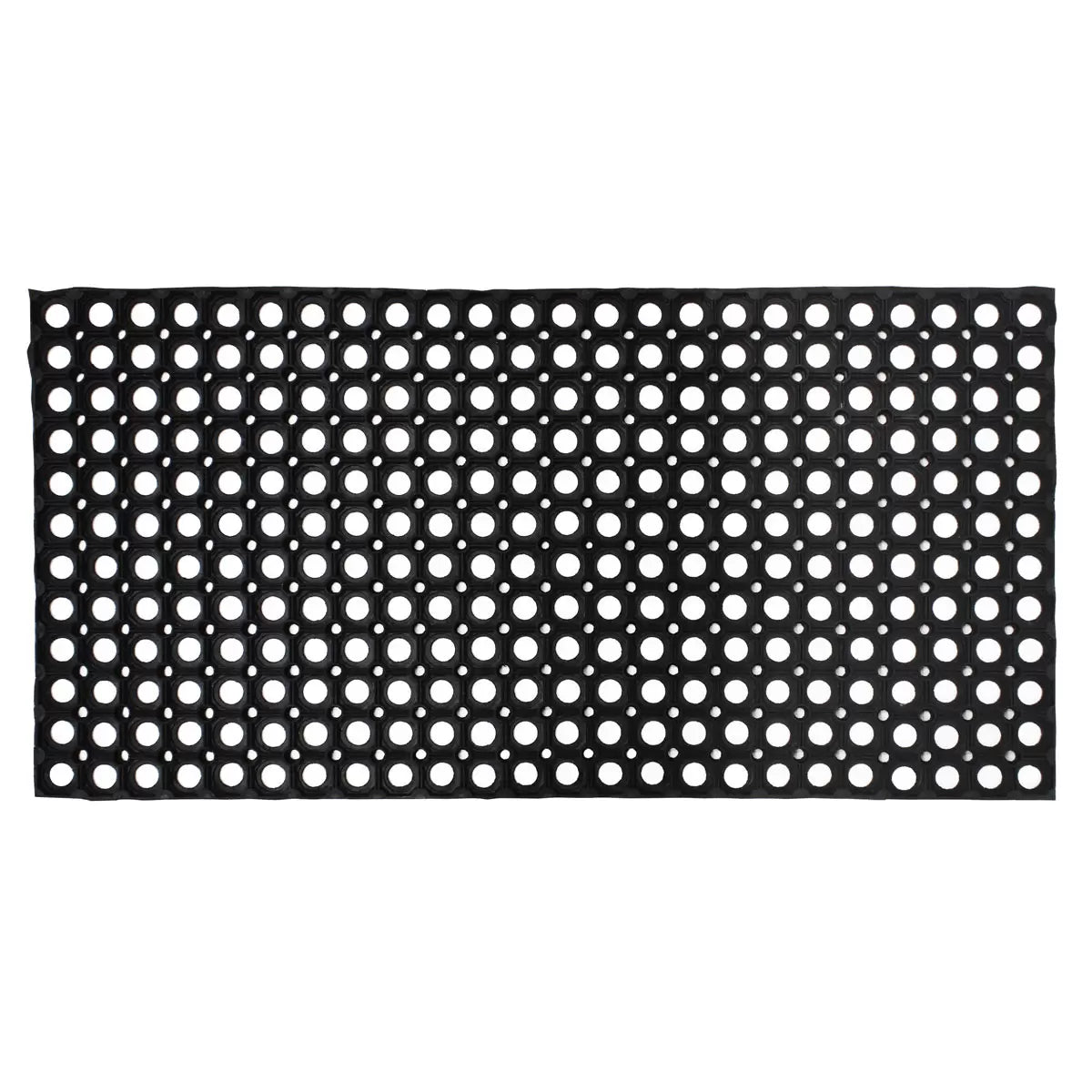 JVL Rondo Contract Rubber Floor Mat, 100 x 50 cm