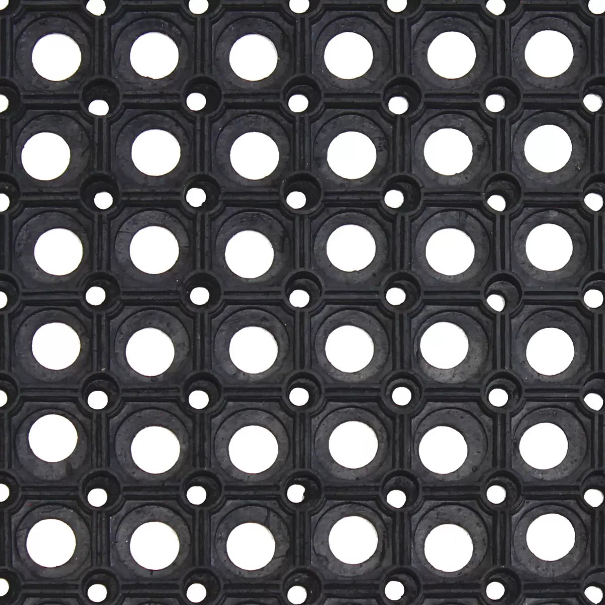 JVL Rondo Contract Rubber Floor Mat, 100 x 50 cm