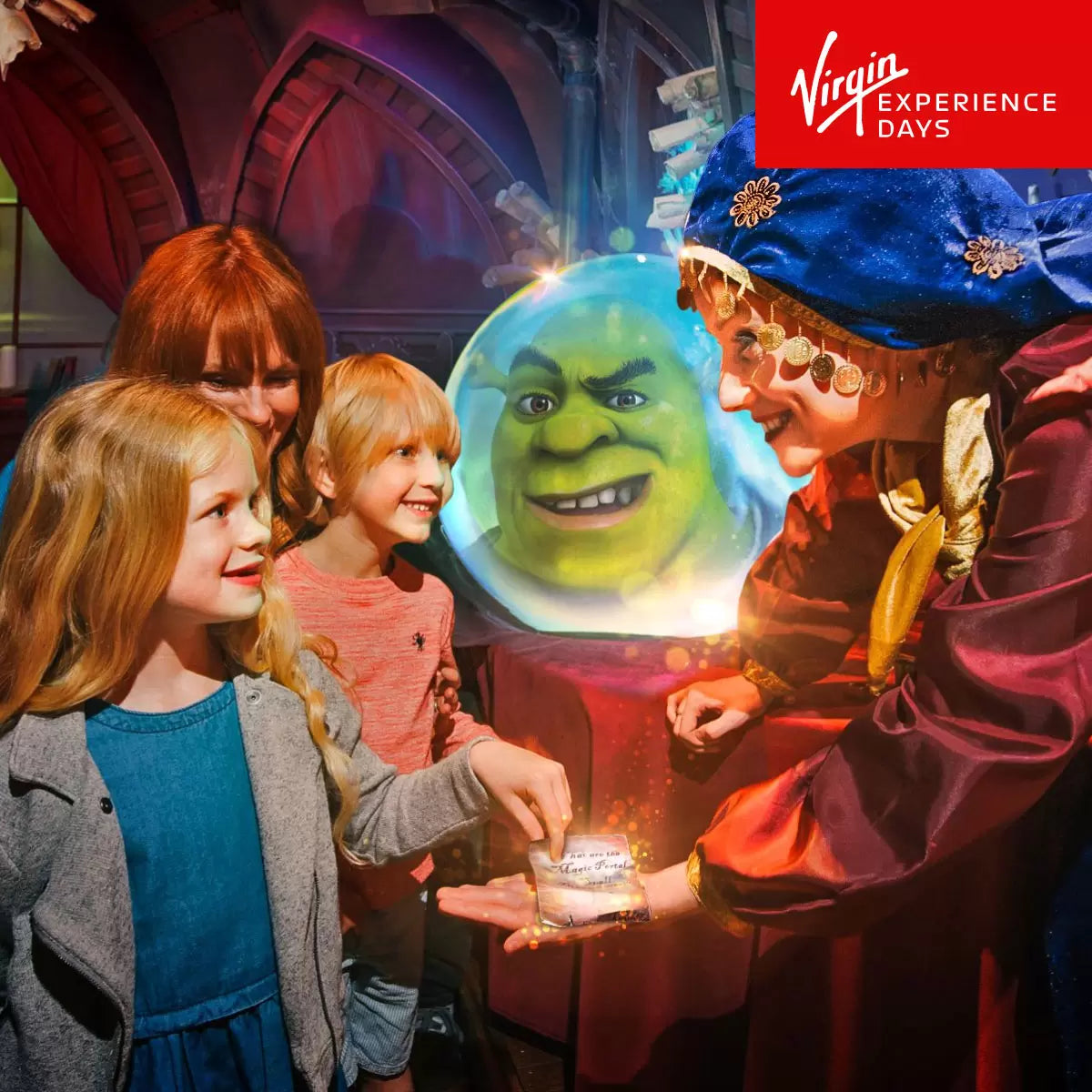 Virgin Experience Days Family Visit to Shrek's Adventure & Two Course Meal