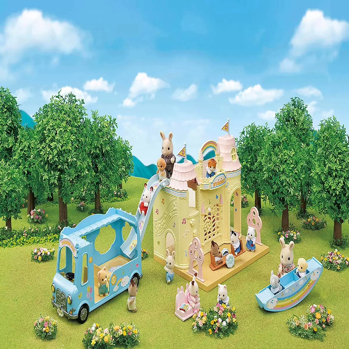 Sylvanian Families Baby Castle Nursery Gift Set Bundle (3+ Years)