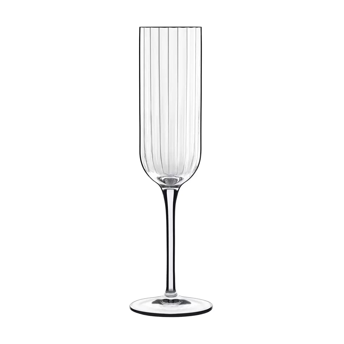 Luigi Bormioli Bach Flute Glasses, 210ml, 8 Pack