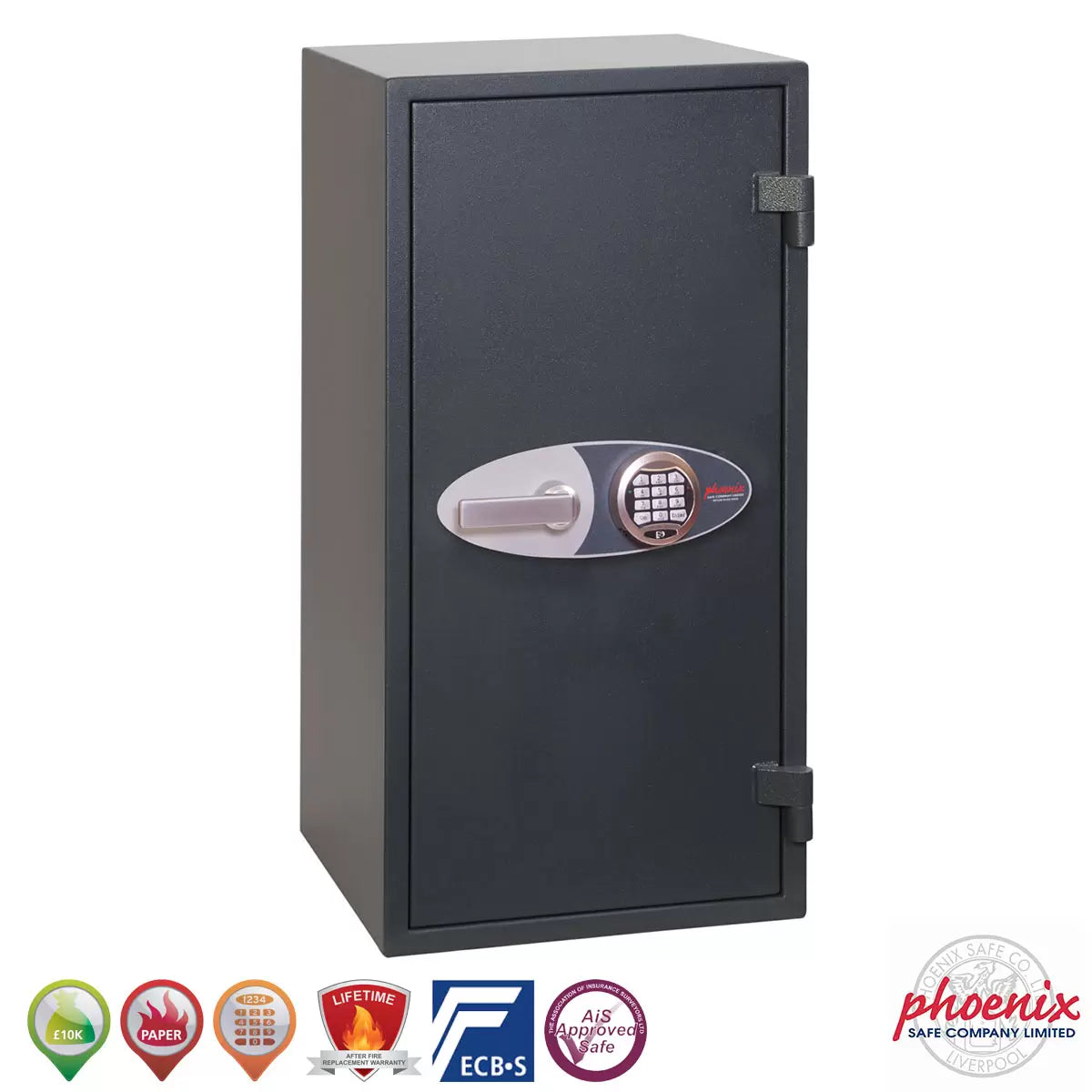 Phoenix 90 Litre Neptune HS1053E Security Safe with Electronic Lock Including