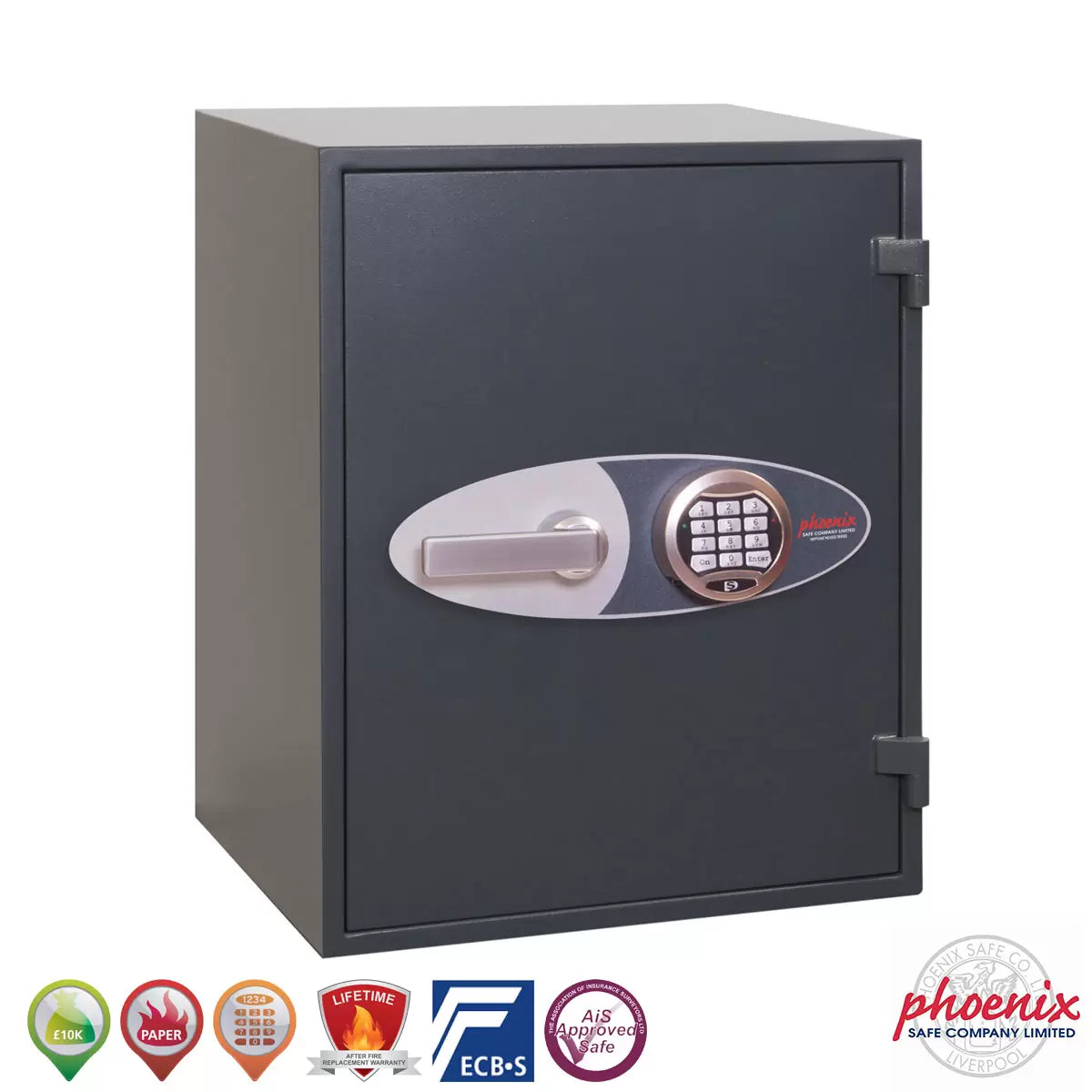 Phoenix 184 Litre Neptune HS1054E Security Safe with Electronic Lock Including