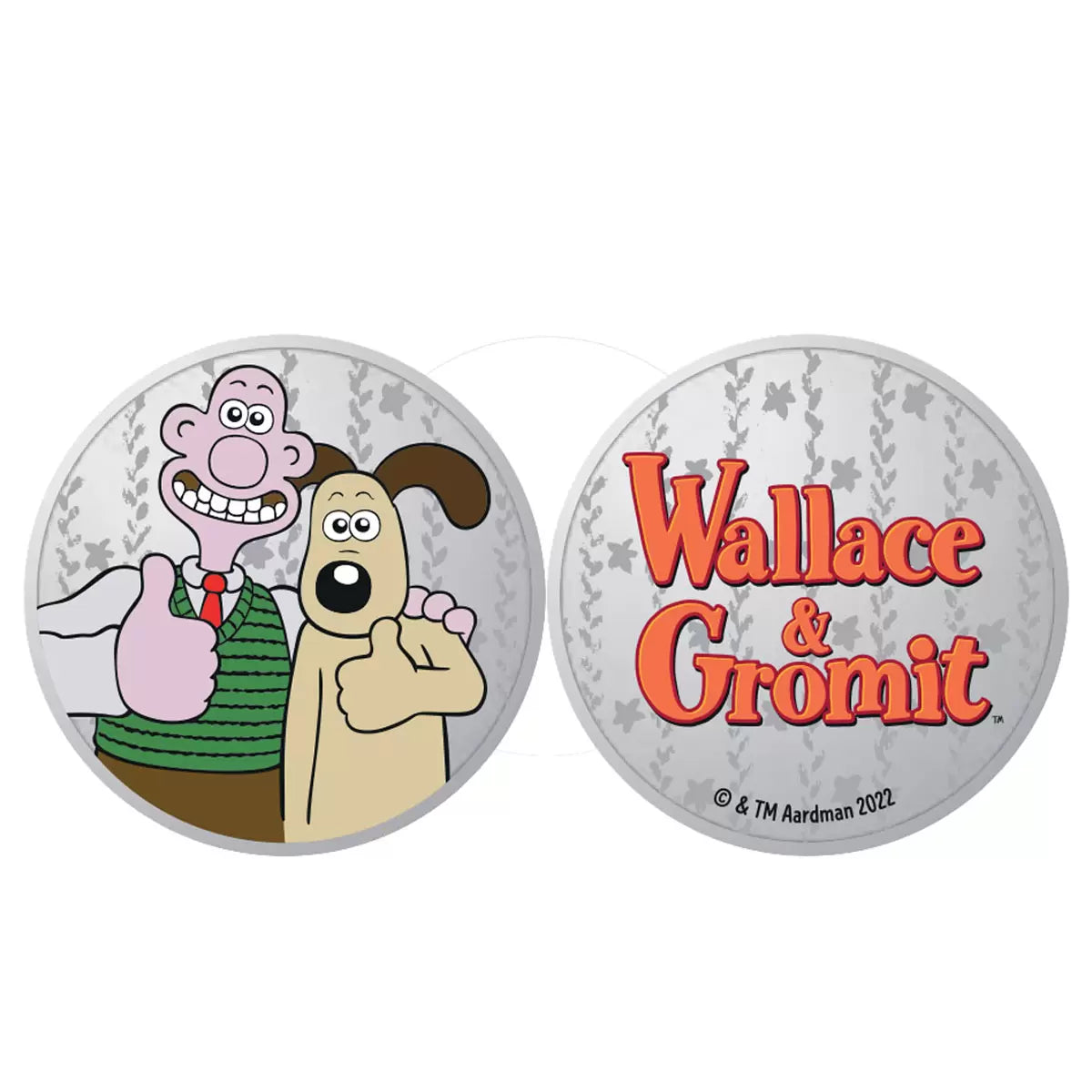 Aardman Classics Royal Mail® Silver Plated Medal Cover