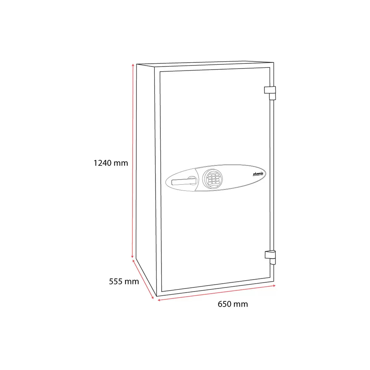 Phoenix 283 Litre Neptune HS1055E Security Safe with Electronic Lock Including
