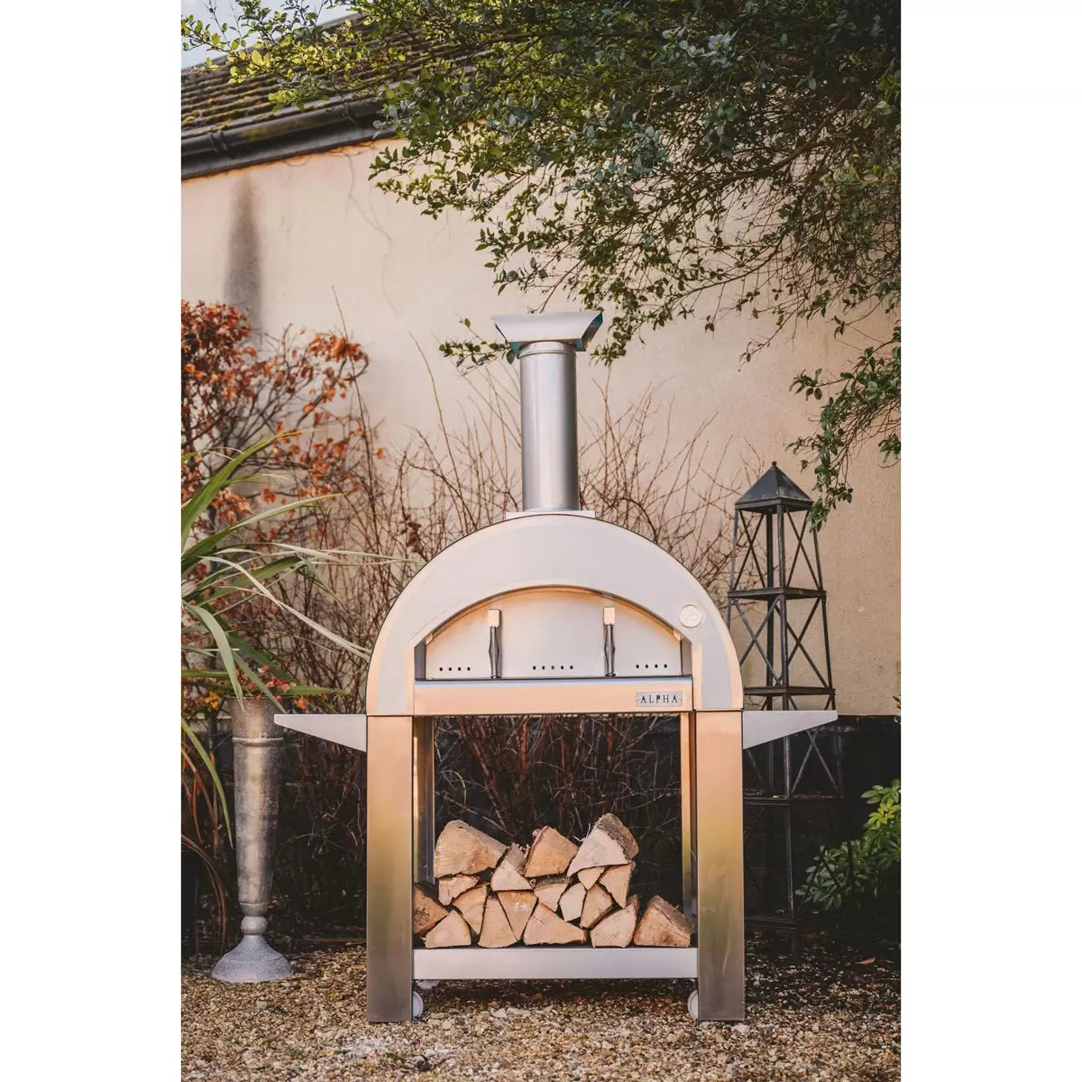 Alpha Pro Grande Wood-Fired Pizza Oven Bundle + Cover