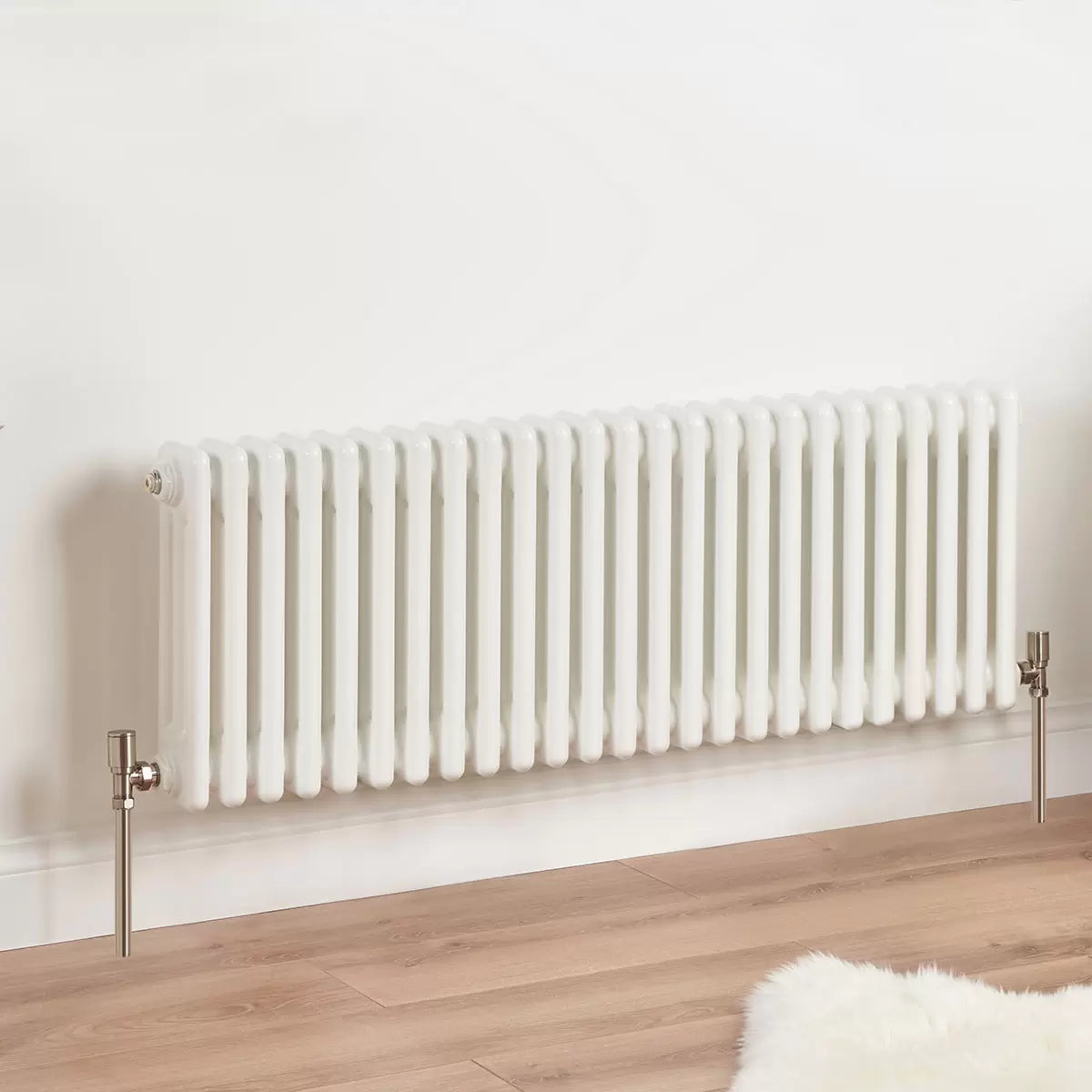 Ultraheat White 3 Column Radiator in Three Sizes