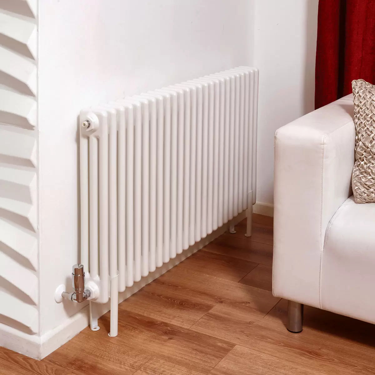 Ultraheat White 3 Column Radiator in Three Sizes