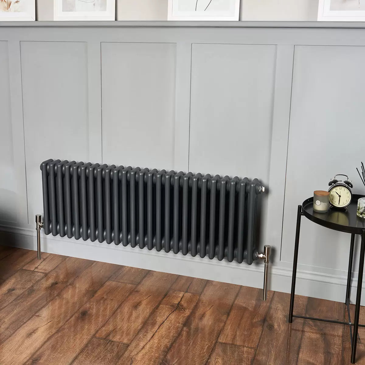 Ultraheat Anthracite 3 Column Radiator in Four Sizes