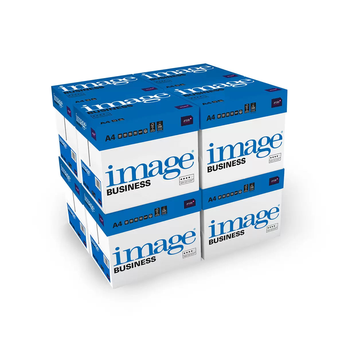 Image Business A4 80gsm, 8 Boxes of White Paper - 20, 000 Sheets