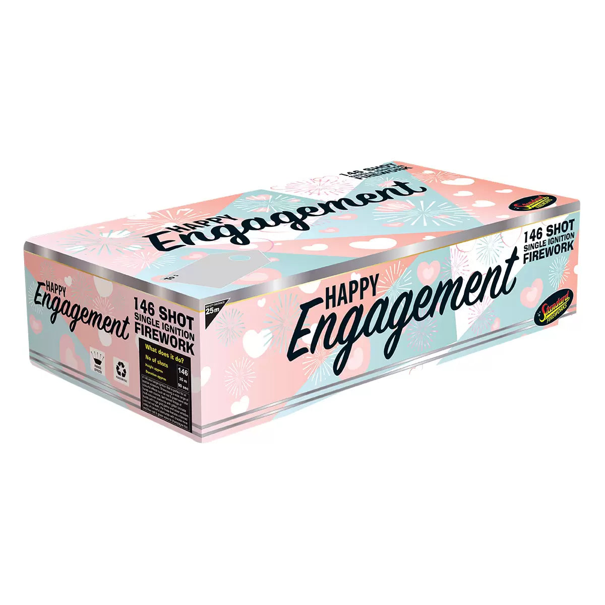 Standard Celebration Single Ignition Firework in 7 Varieties