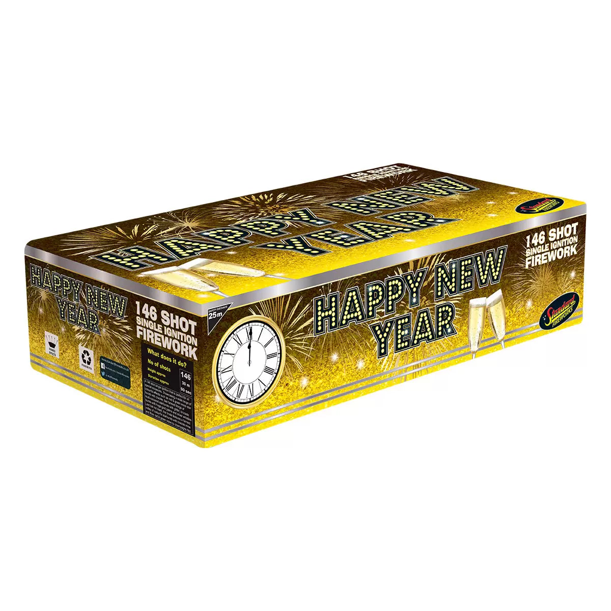 Standard Celebration Single Ignition Firework in 7 Varieties