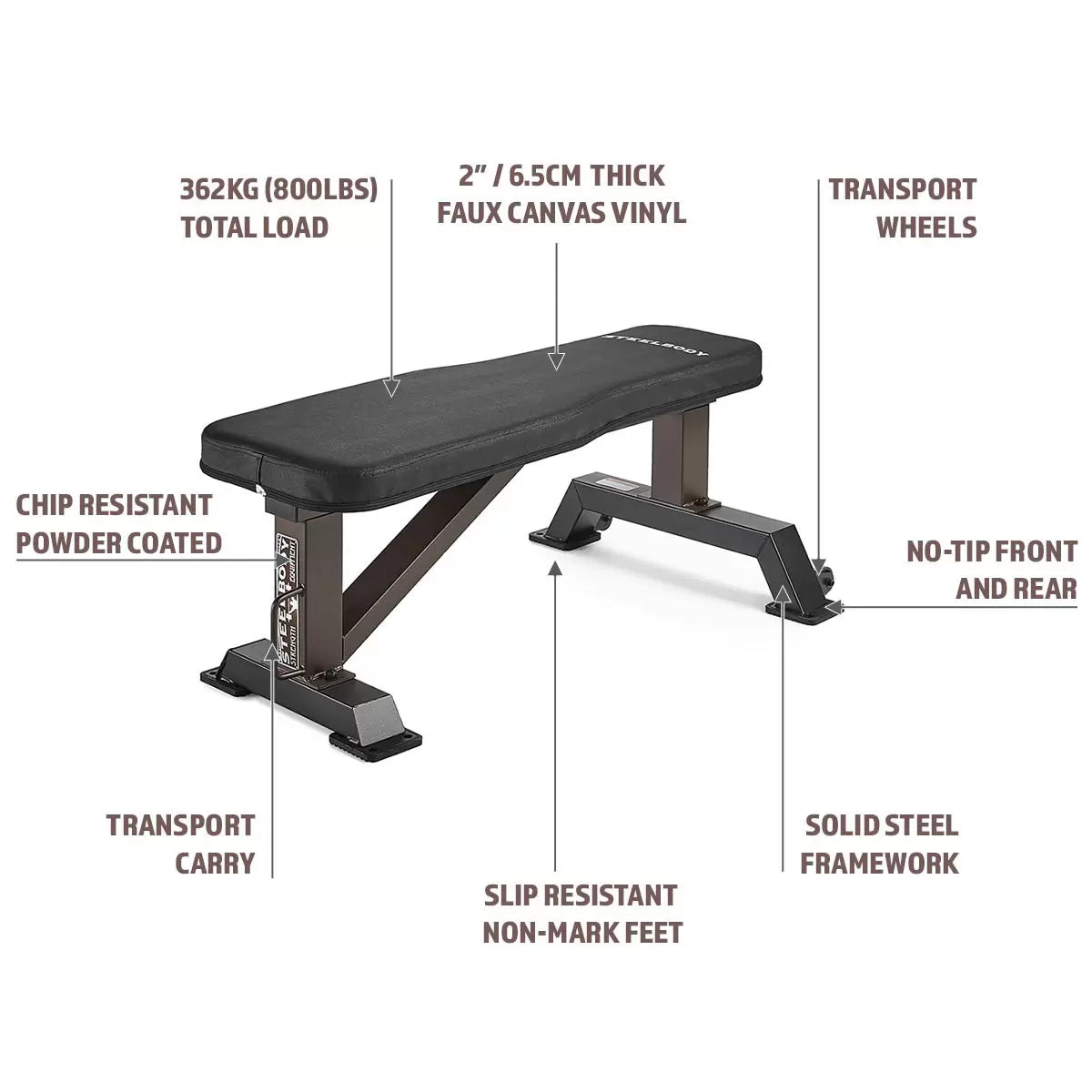 SteelBody STB-10101 Flat Bench