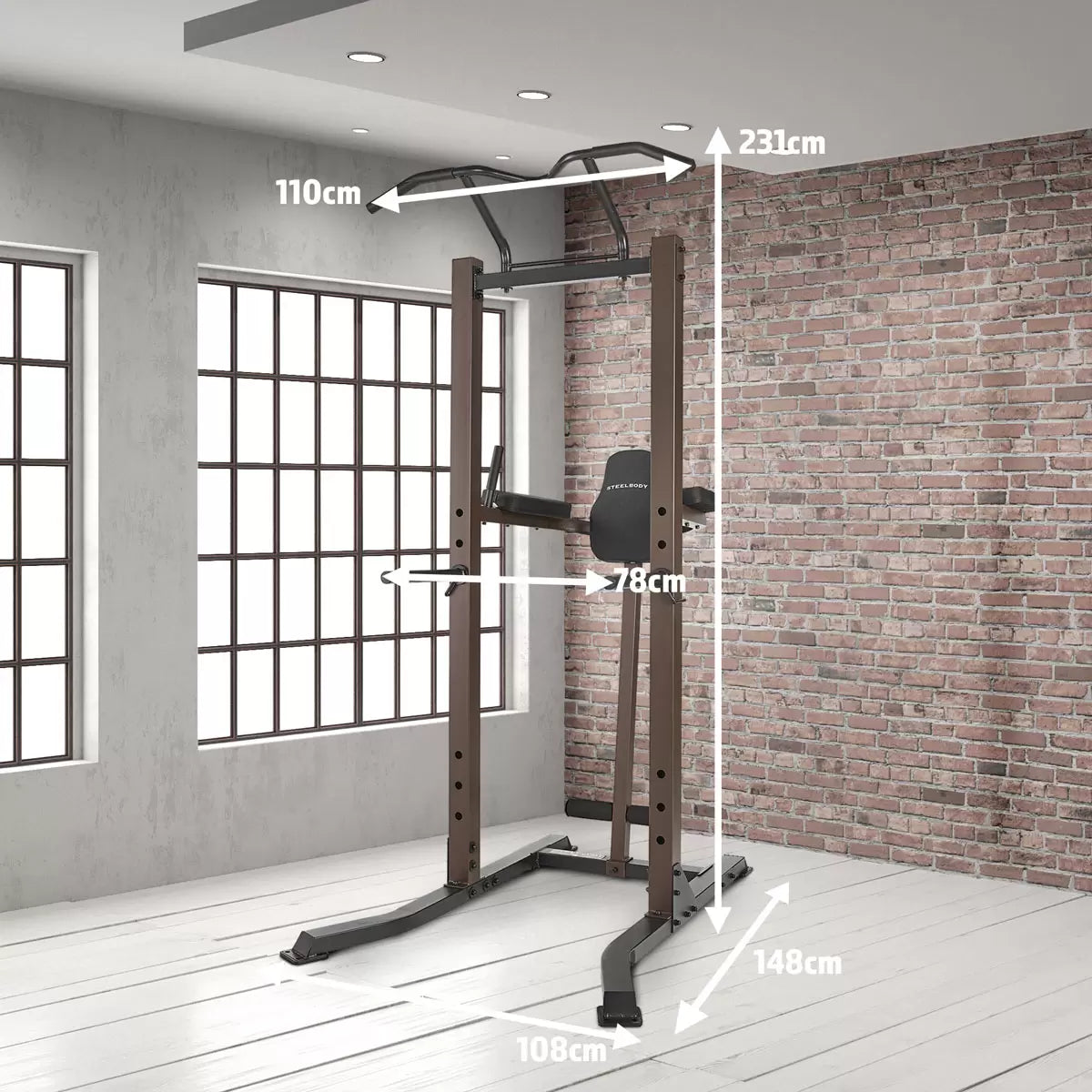 SteelBody STB-98501 Deluxe Power Tower